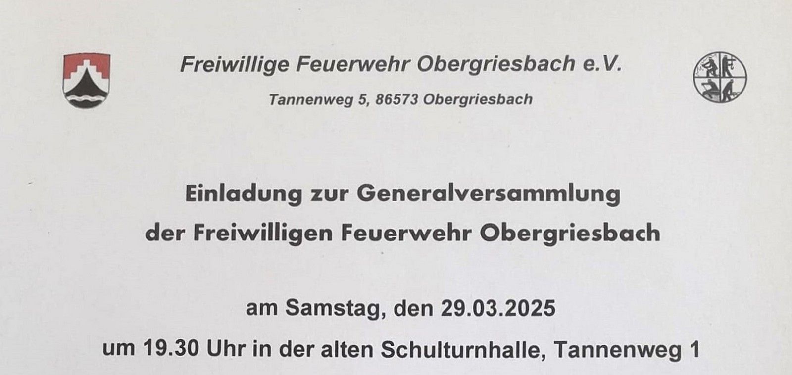 Generalversammlung 2025